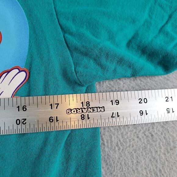 Vtg Mickey Mouse And Friends Shirt Mens Medium Green Short Sleeve Crew Neck Tee - Picture 2 of 9